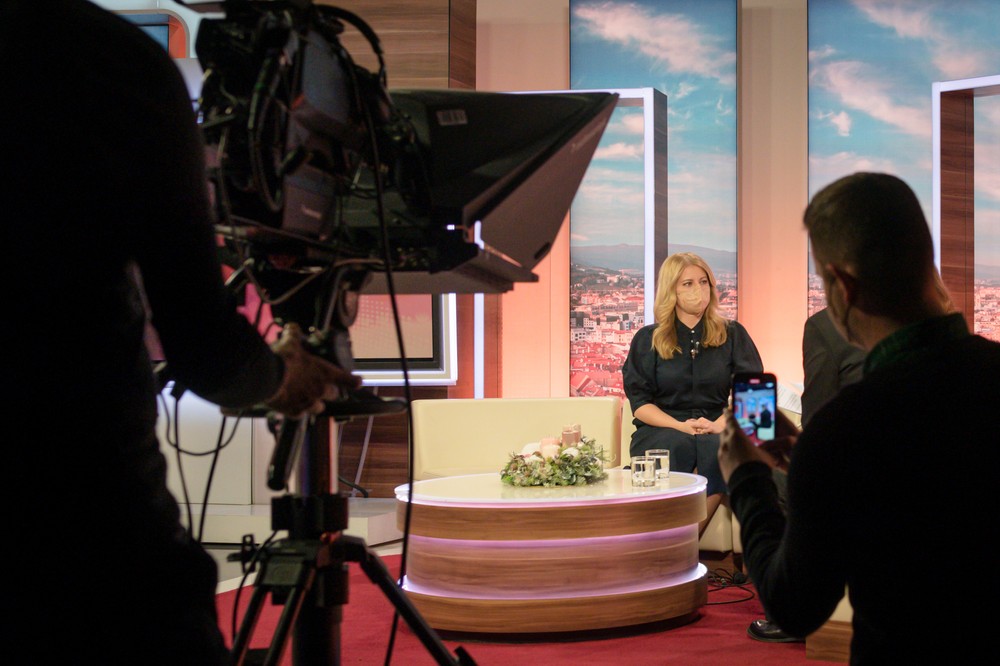 Prezidentka Zuzana Čaputová v TV JOJ 