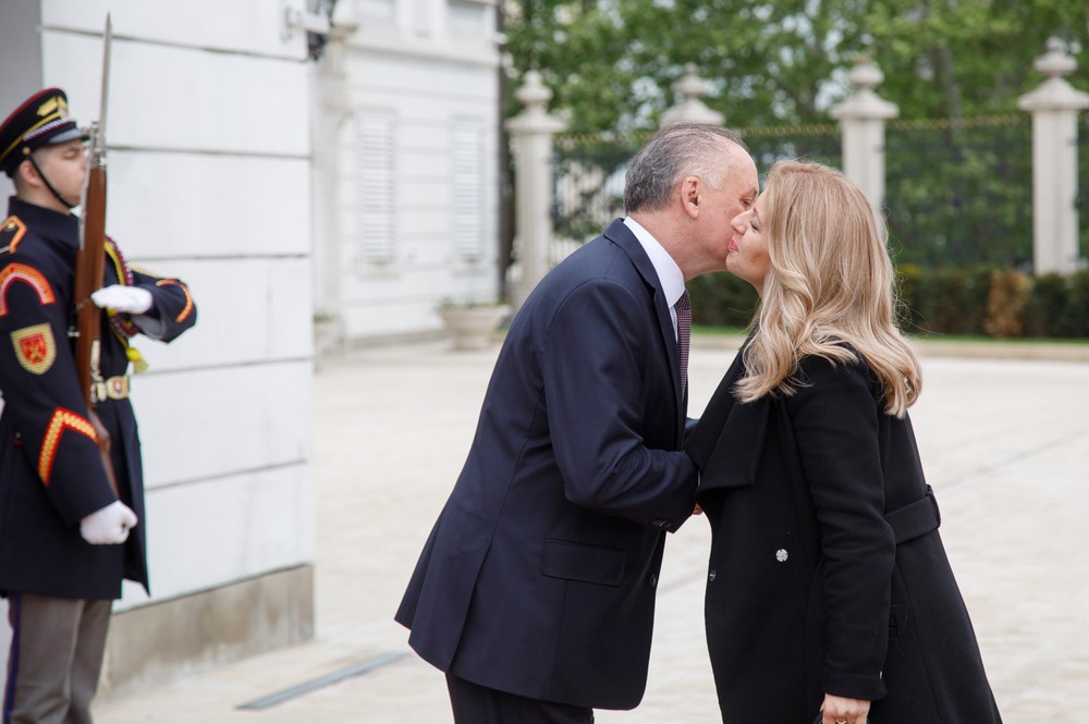 Zuzana Čaputová u Andreja Kisku 