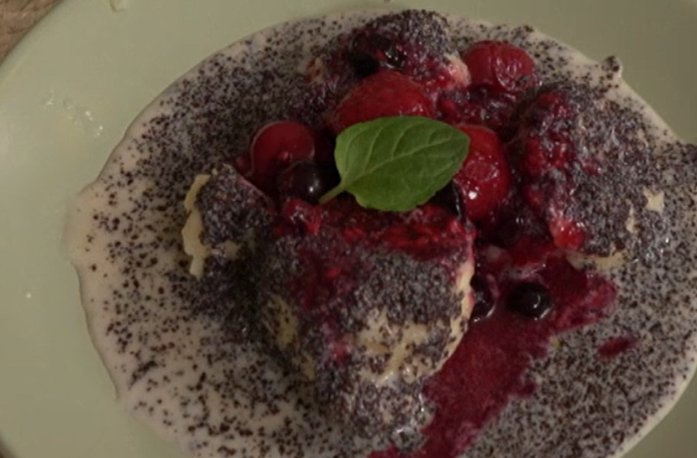 Dezert: Formikárium na snehu