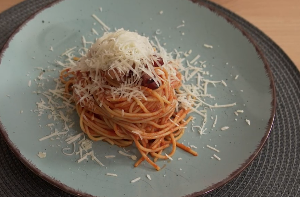 Hlavné jedlo: Špagety americana