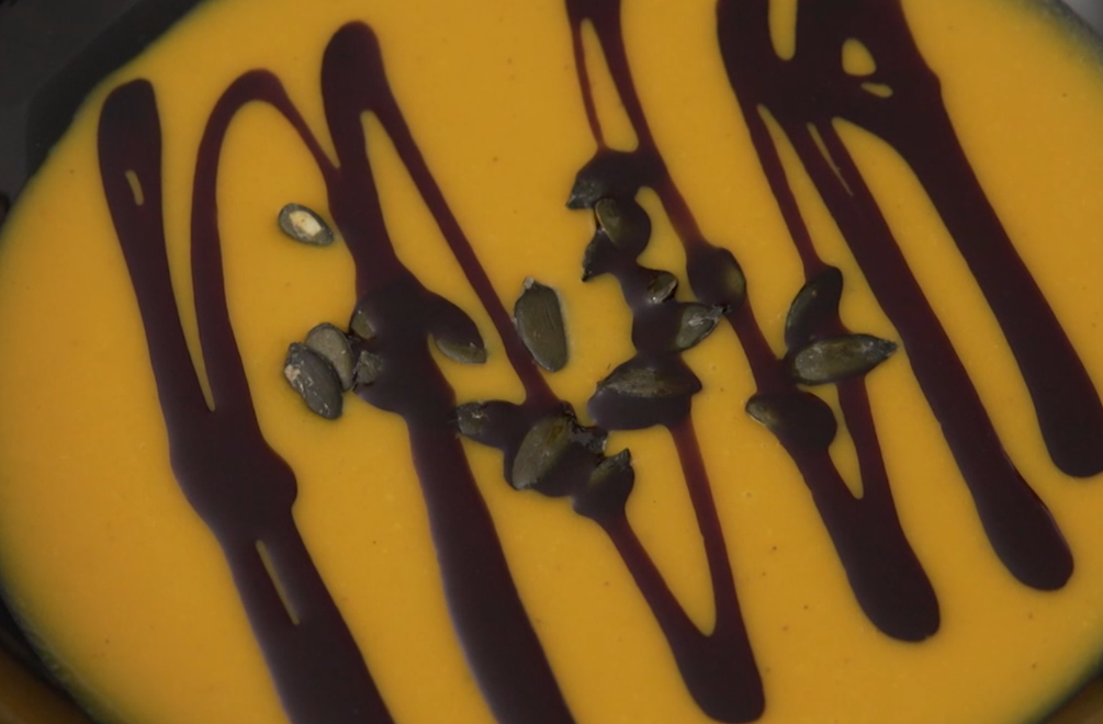 Polievka: Oranžové noty na buben