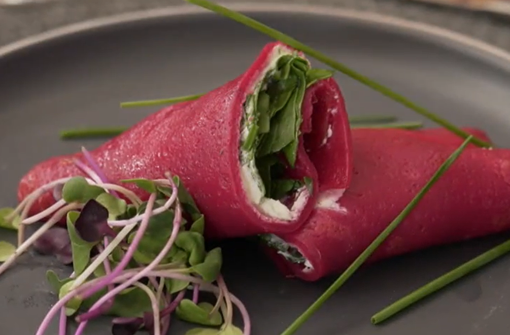 Predjedlo: Ružové rolky