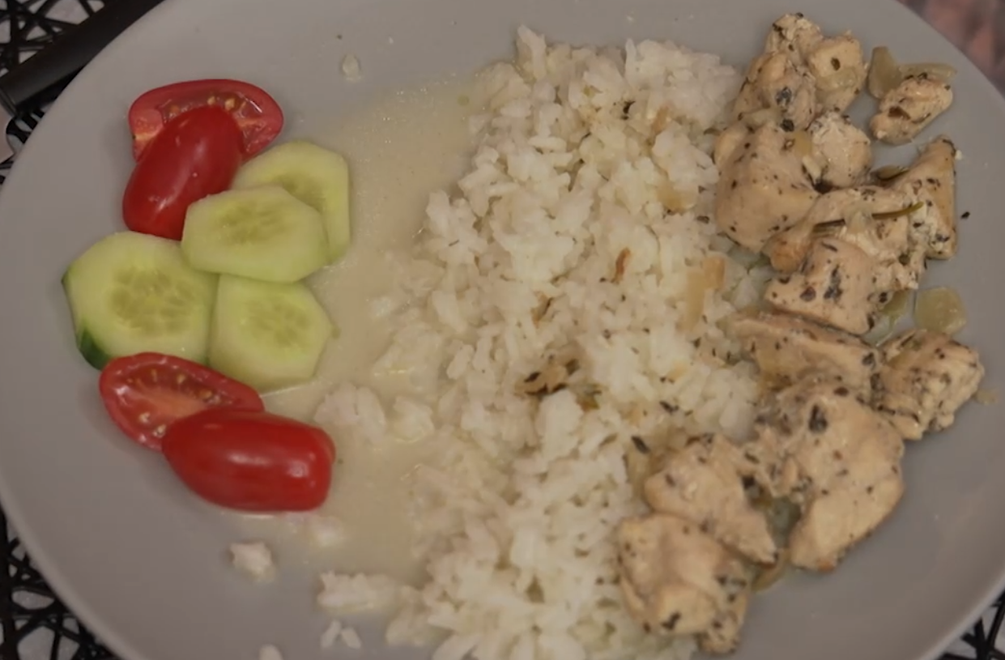 Hlavné jedlo: Cecičky ze slepičky