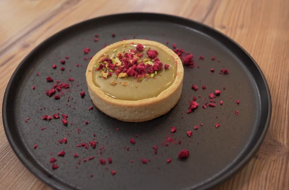 DEZERT - Malinovo-pistáciové tartaletky