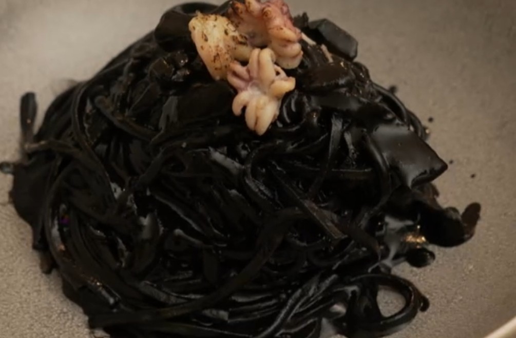 Hlavné jedlo: Sepiove cestoviny