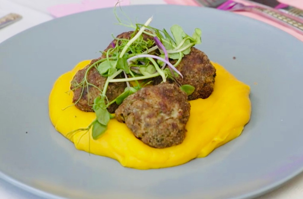 Hlavné jedlo: Zelená guľovačka