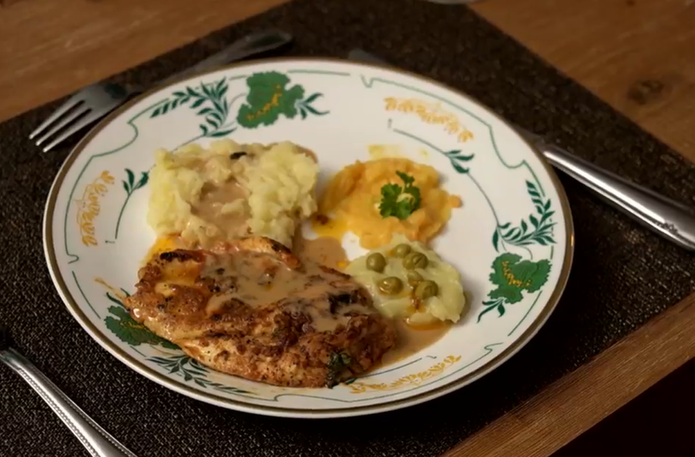 Hlavné jedlo: Trikolóra na prírodno