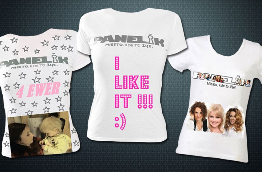 Tričká s logom Paneláku majú svoje majiteľky!