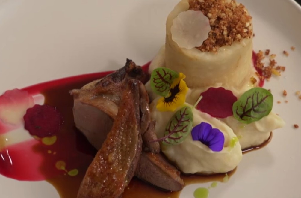 Hlavné jedlo: Holub so zelerom