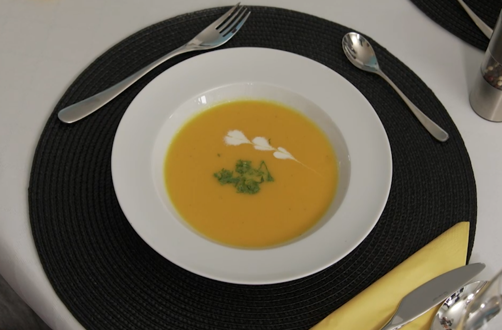 Polievka: Oranžovožltá