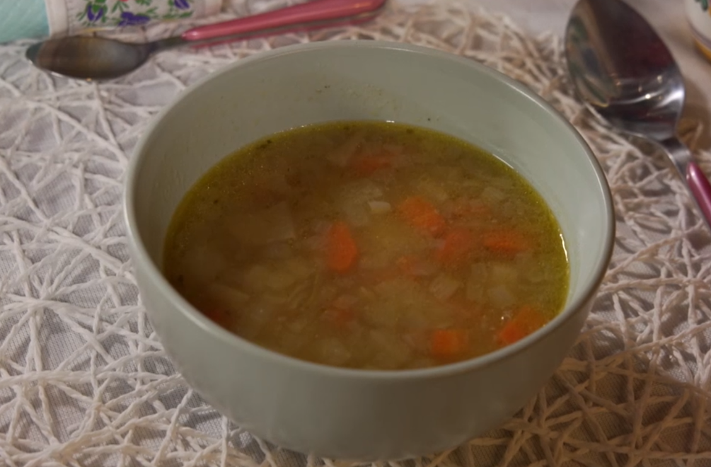 Polievka: Utopený koreň