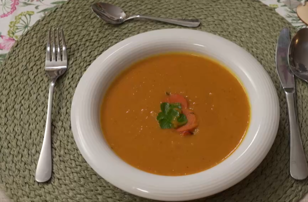 Polievka: Pripečená