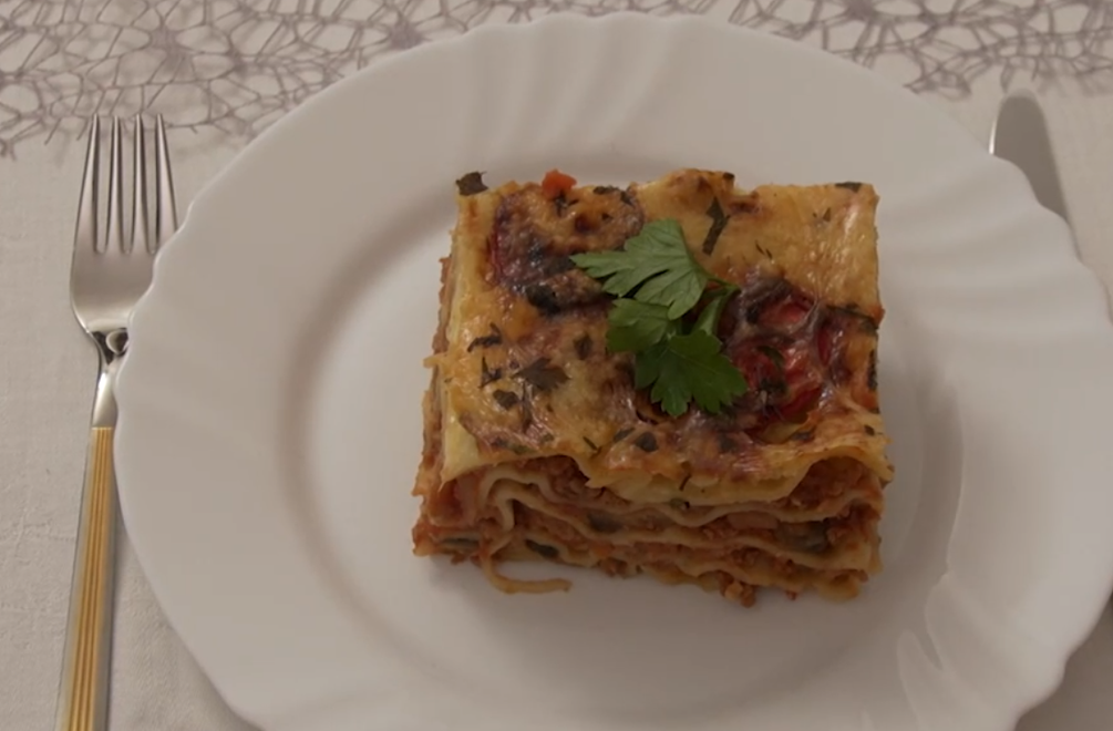 Hlavné jedlo: Talianske vegetariáno