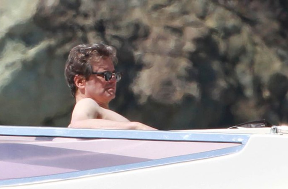 Colin Firth dovolenkoval v Toskánsku