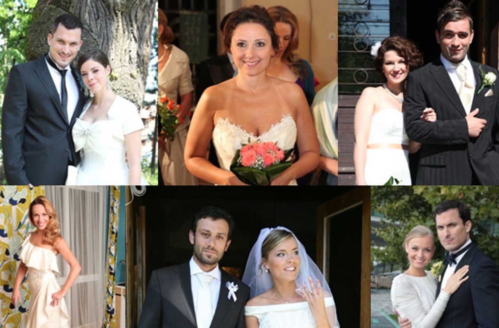 Panelák oslavuje 6. narodeniny: Pozrite si šesť herečiek vo svadobných šatách!