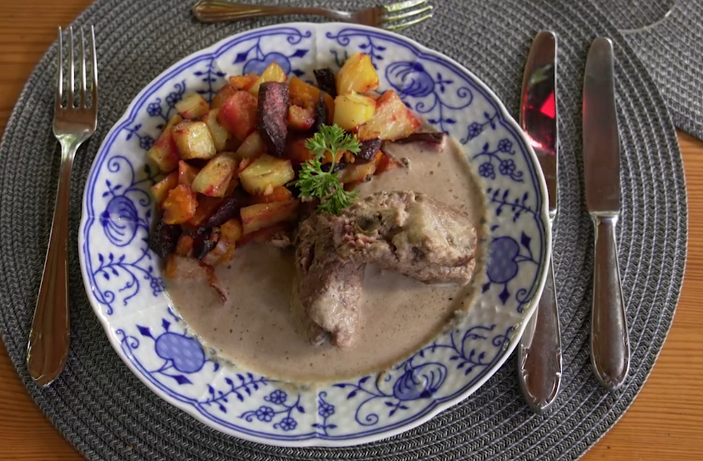 Hlavné jedlo: Zrolované Cow Bells