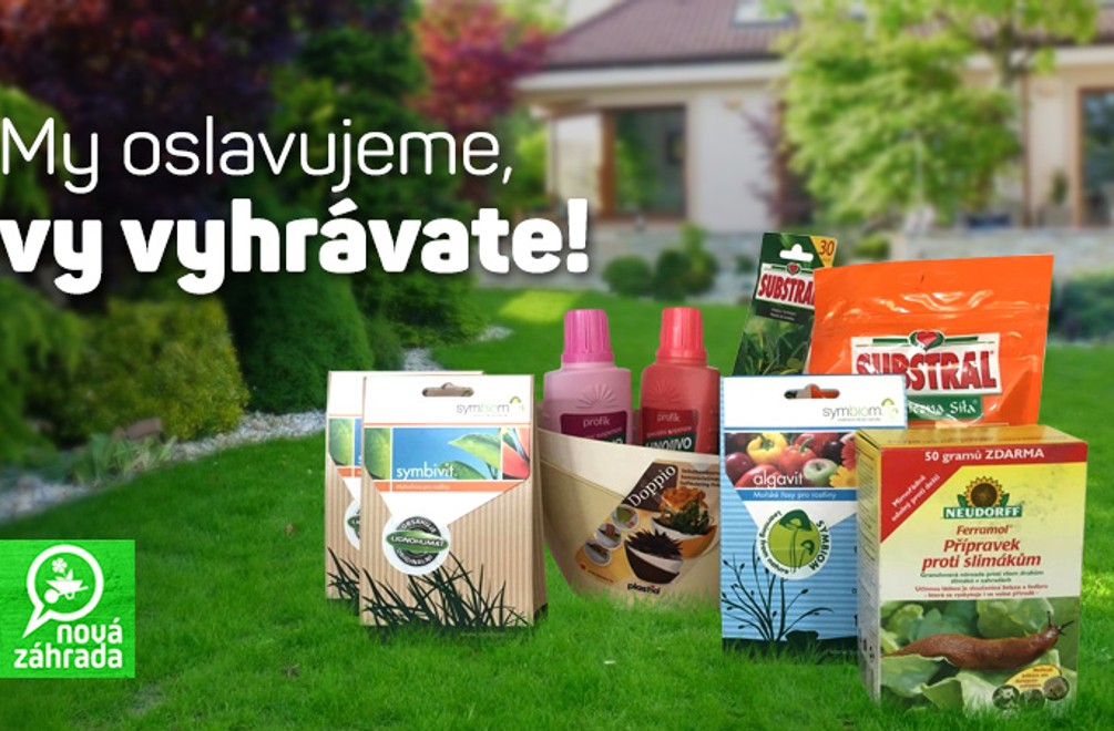 My oslavujeme, vy vyhrávate: Facebooková stránka Novej záhrady má už desaťtisíc fanúšikov!