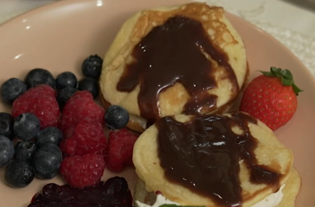 Dezert:  Pampúšiky z kríkov