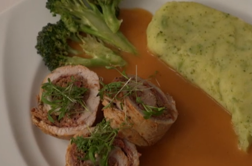 Hlavné jedlo: Morčacie rolády