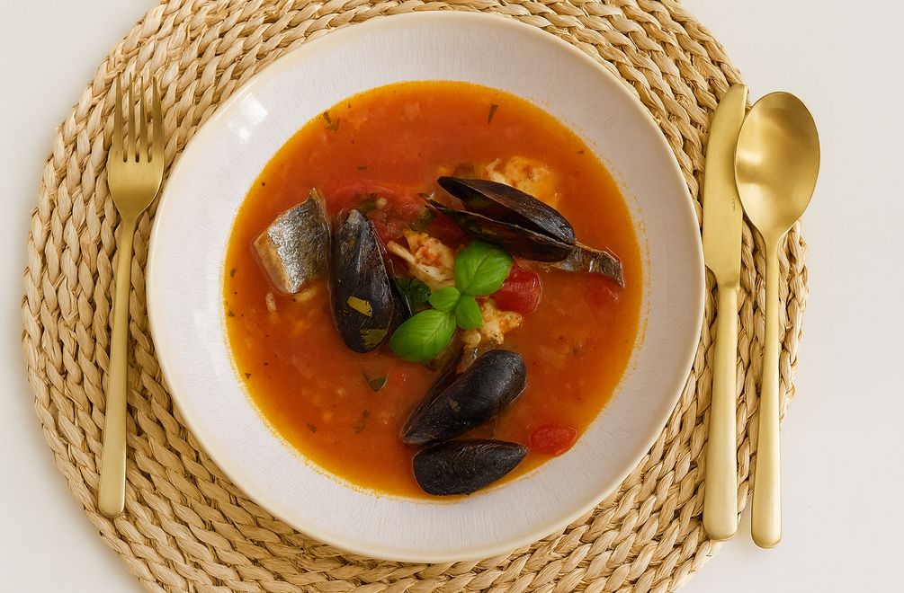 POLIEVKA - Rybacia s morskými plodmi