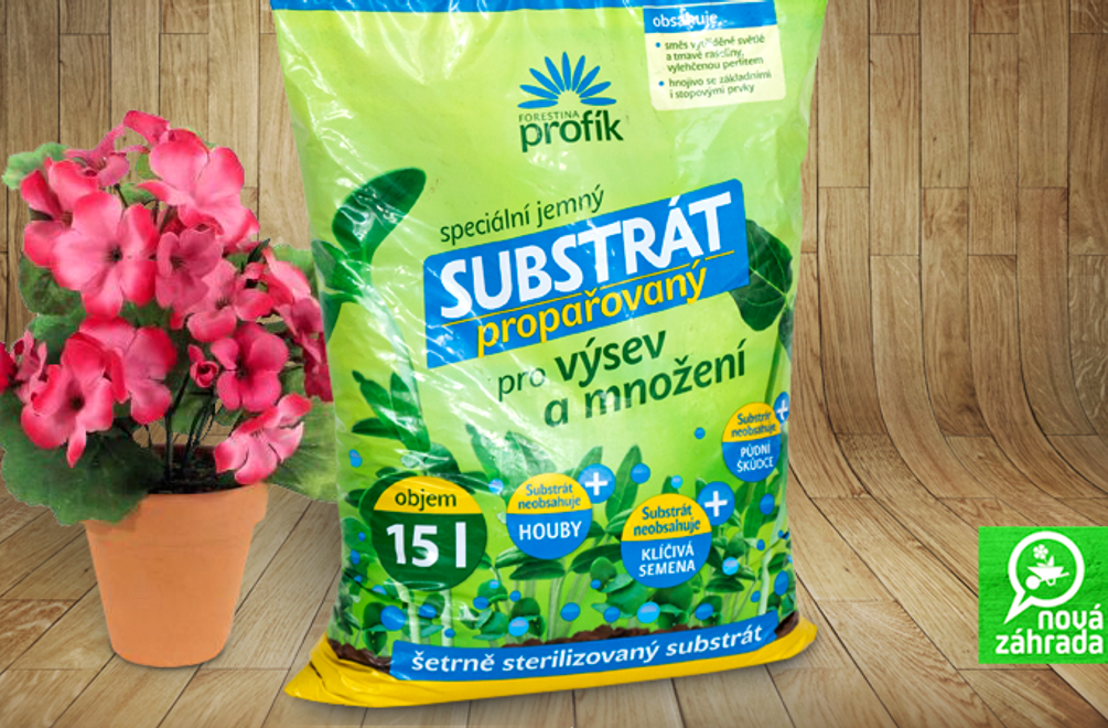 SÚŤAŽ s Novou záhradou: Vyhrajte špeciálny substrát určený na množenie rastlín!