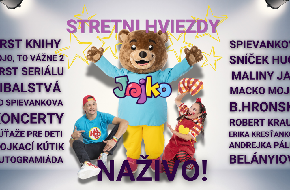 Stretni hviezdy TV Jojko naživo!