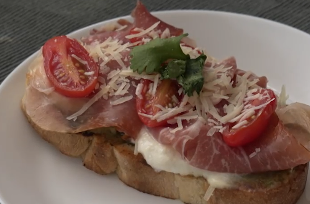 Predjedlo: Naložené na chrbte