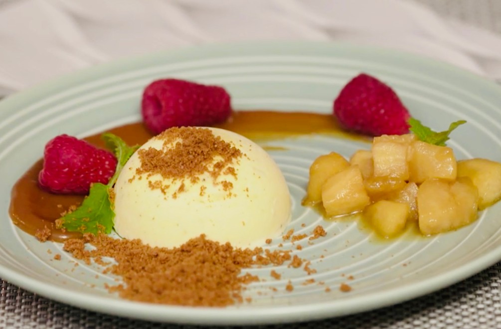 Dezert: Mandľový capko