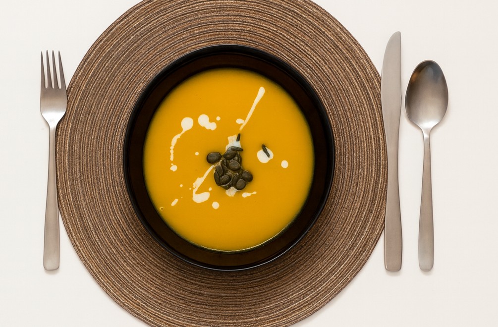 Hokkaido polievka so slnečnicovými semiačkami