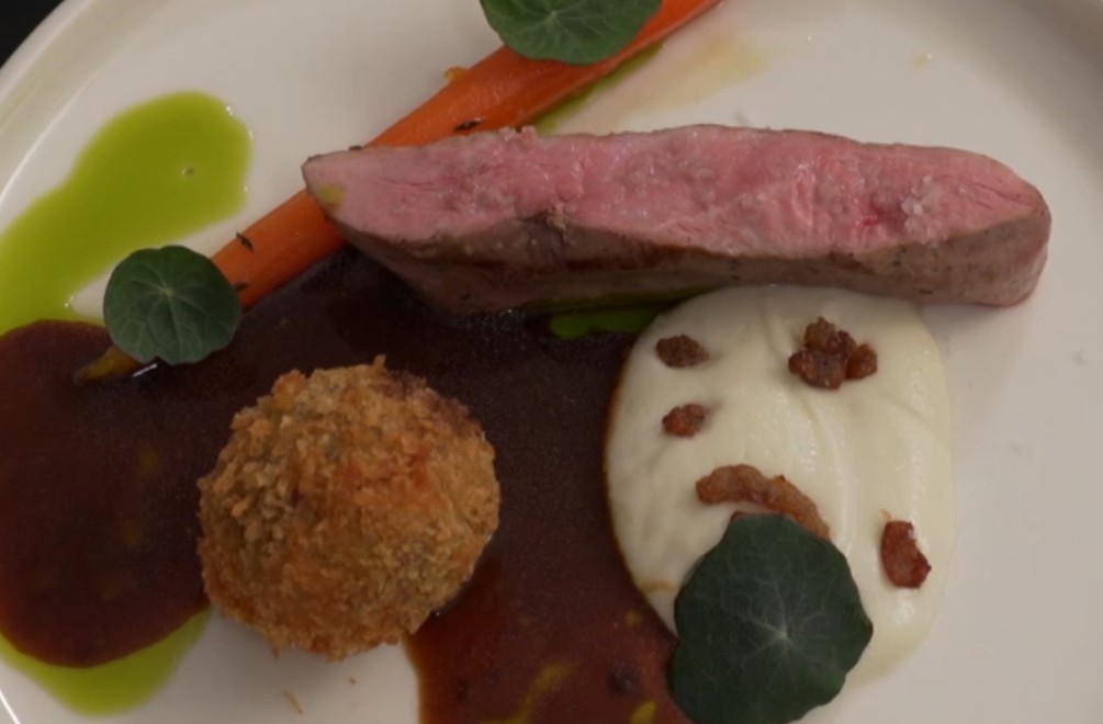 Hlavné jedlo: Kačka