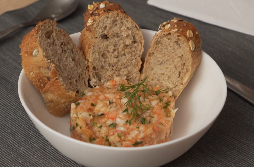 Predjedlo: Tartar de gambas