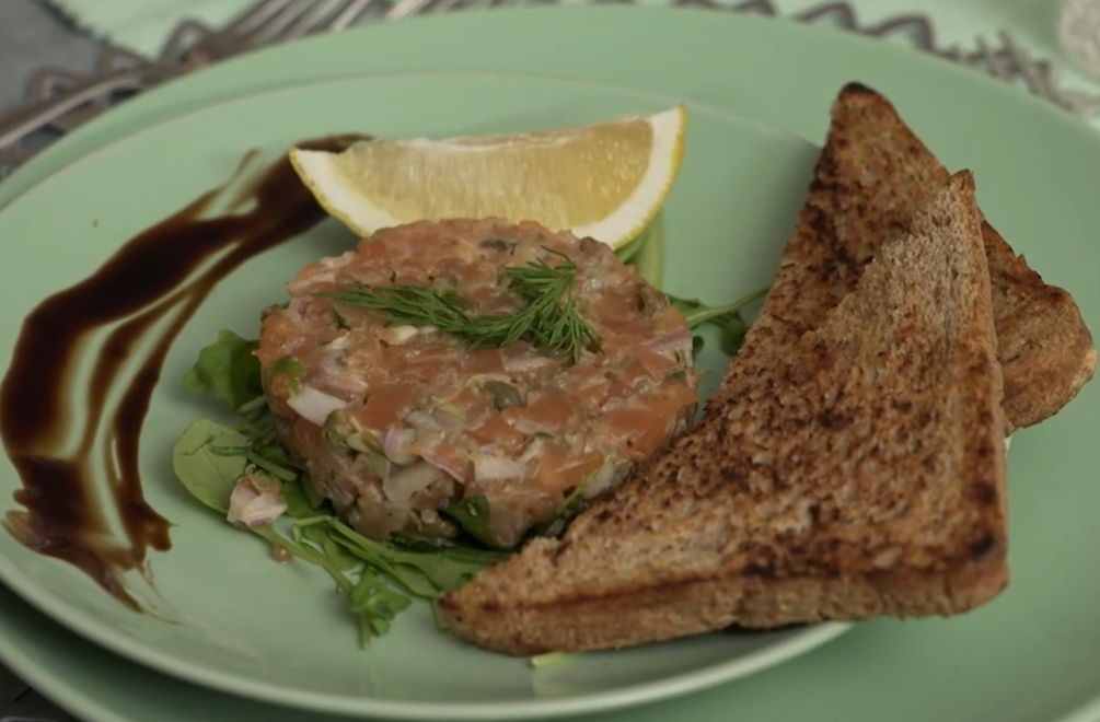 Predjedlo: Ryba v hniezde