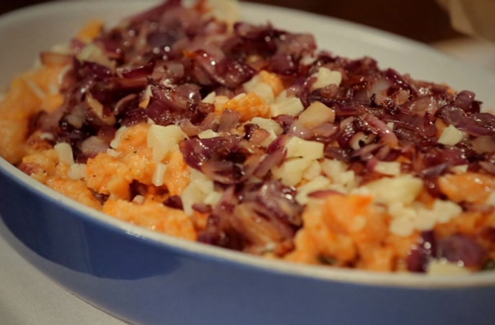 Hlavné jedlo: Tekvicové halušky so šalviou