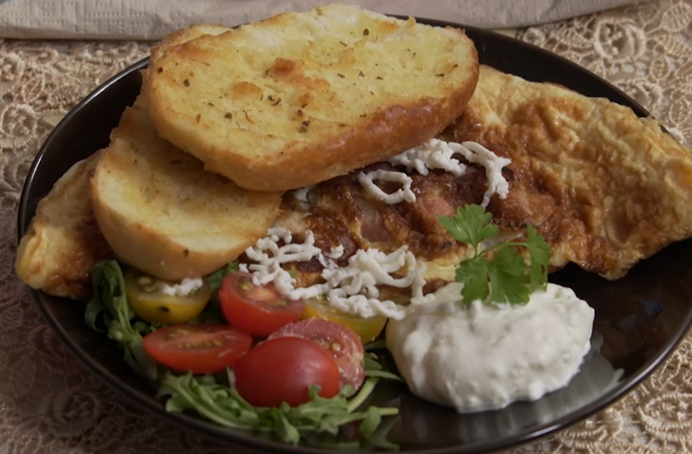 Predjedlo: Oblopený pampúšik