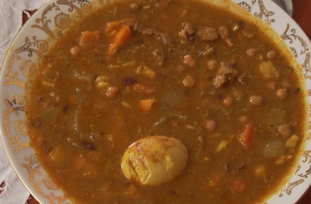 Hlavné jedlo: Čolent