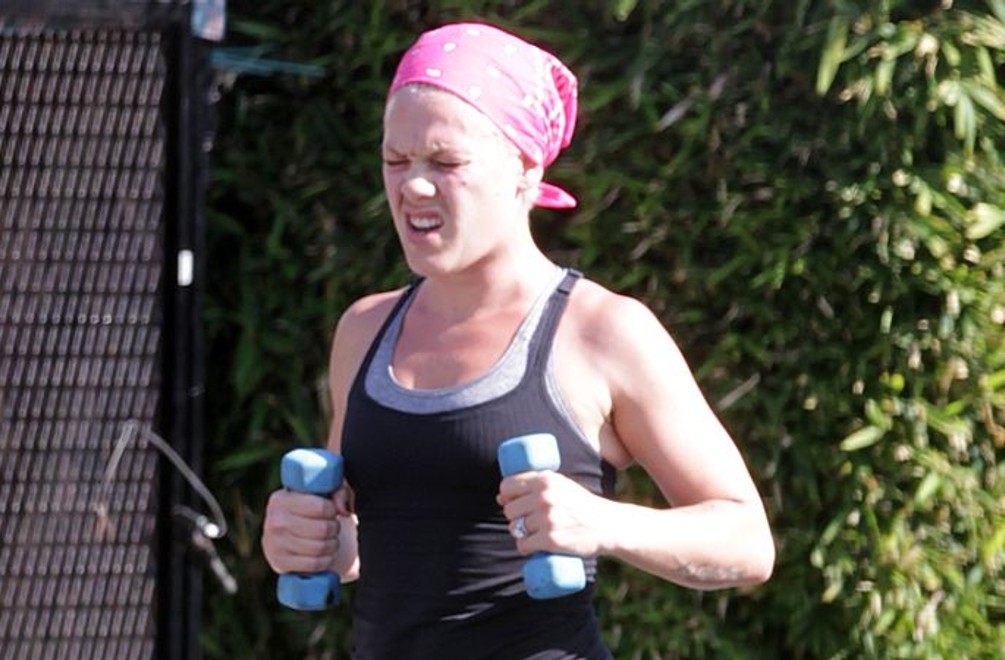 Pink chce byť vo forme