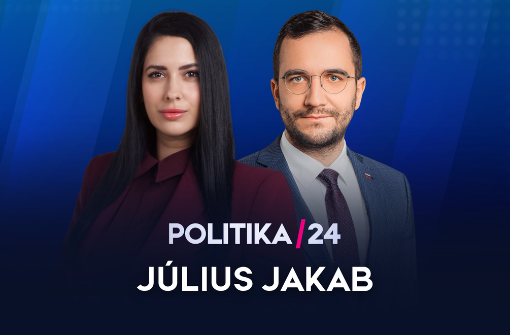 POLITIKA 24 otvorila s Júliusom Jakabom dôležité  politické aj ekonomické témy