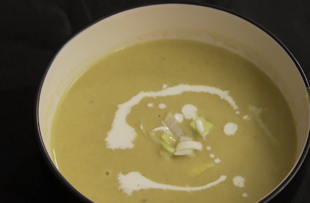 Polievka:  Škrob a síra