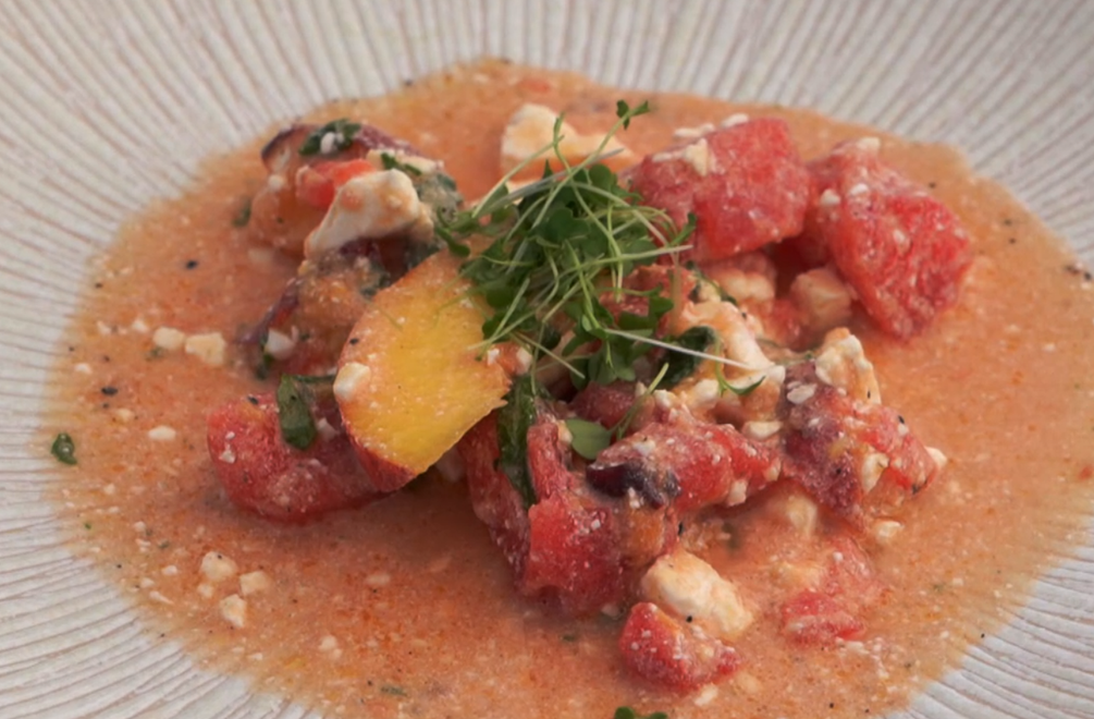 Predjedlo: Melónový šalát