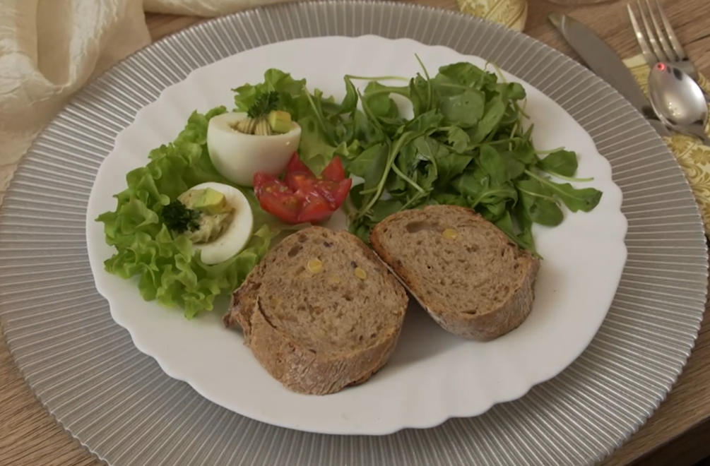 Predjedlo: Bielkovina plnená vitamínom.