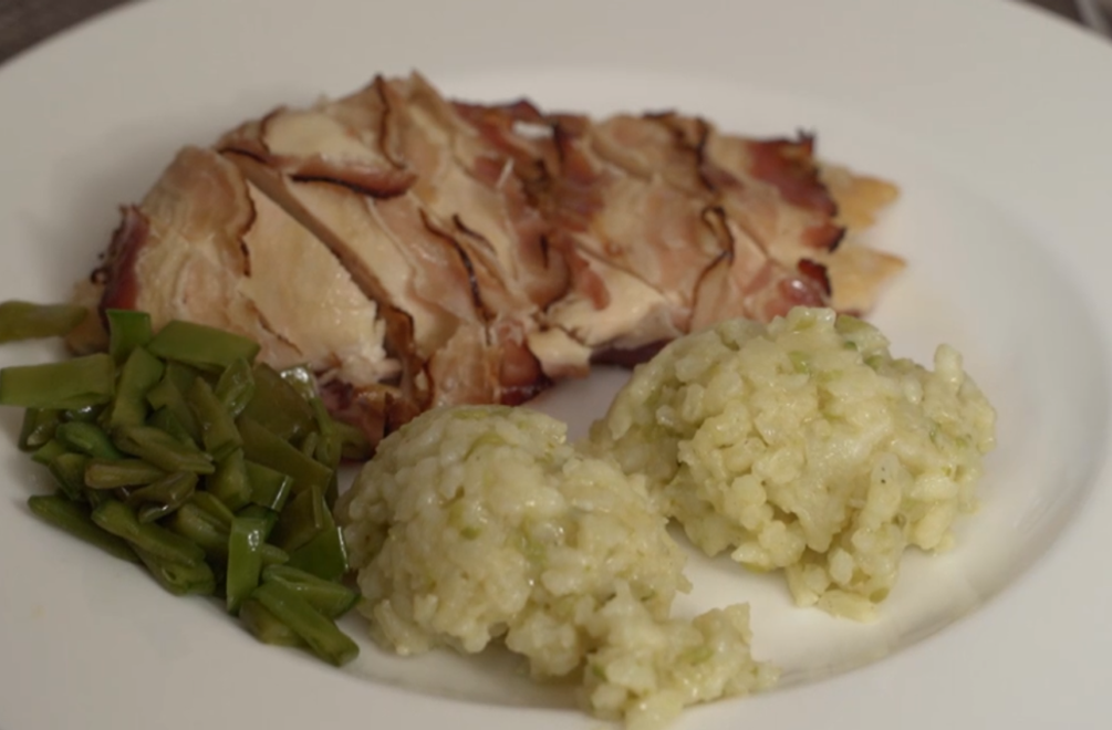 Hlavné jedlo: Oblečené ziege