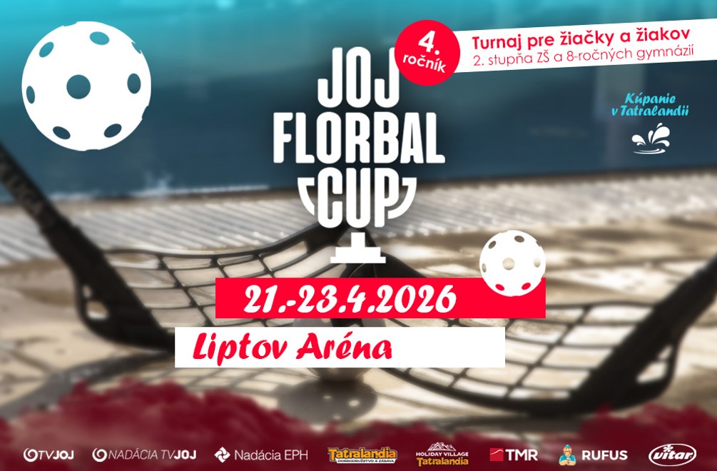 JOJ florbal cup je späť! Už o pár dní nás čaká štvrtý ročník charitatívneho turnaja