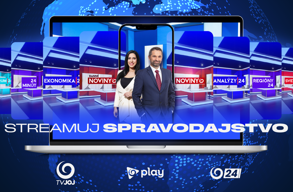 JOJ play spúšťa novú sekciu Spravodajstvo: Komplexné správy, diskusie a podcasty na jednom mieste