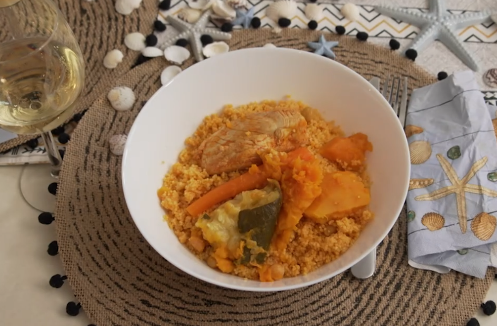 Hlavné jedlo: Coscouss