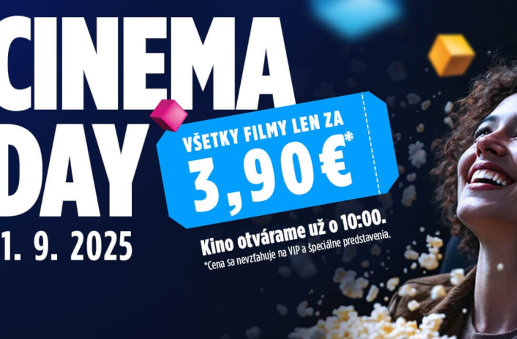 IMAX a D-BOX len za 3,90 €! V CINEMAX zažijete iný rozmer Cinema Day