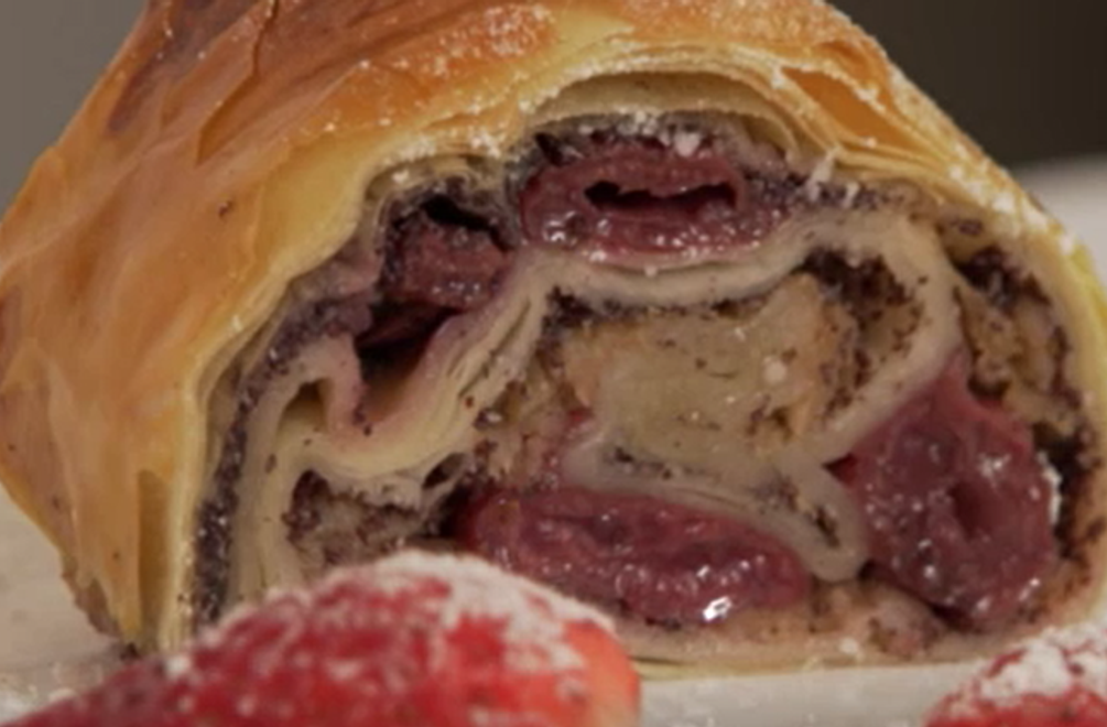 Dezert: Zmotaný list