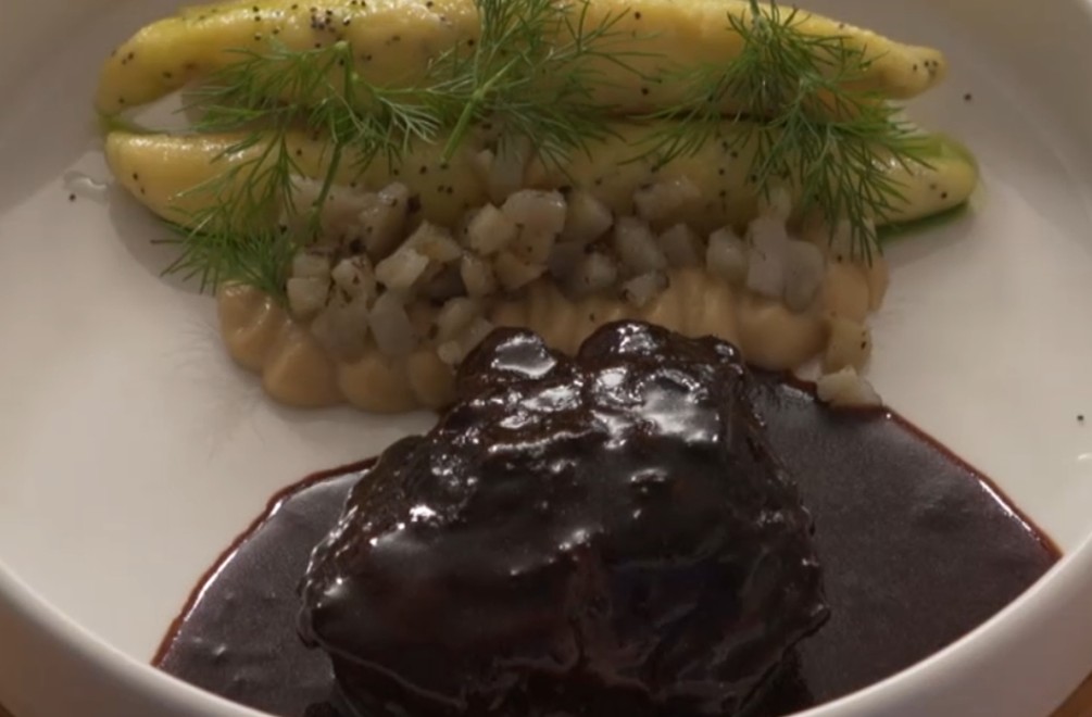 Hlavné jedlo: Teľacie líčko