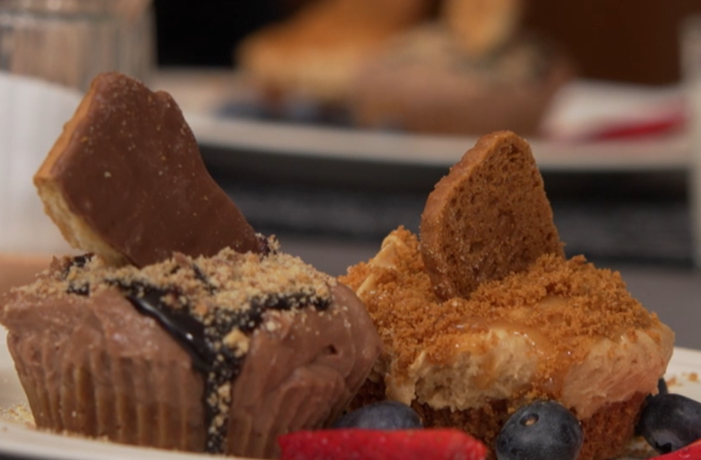 Dezert: Lotusový kvet v Alpách