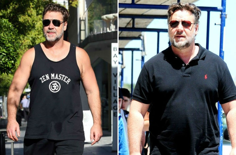 O viac ako 20 kilogramov ľahší: Russell Crowe sa neuveriteľne zmenil behom pol roka!
