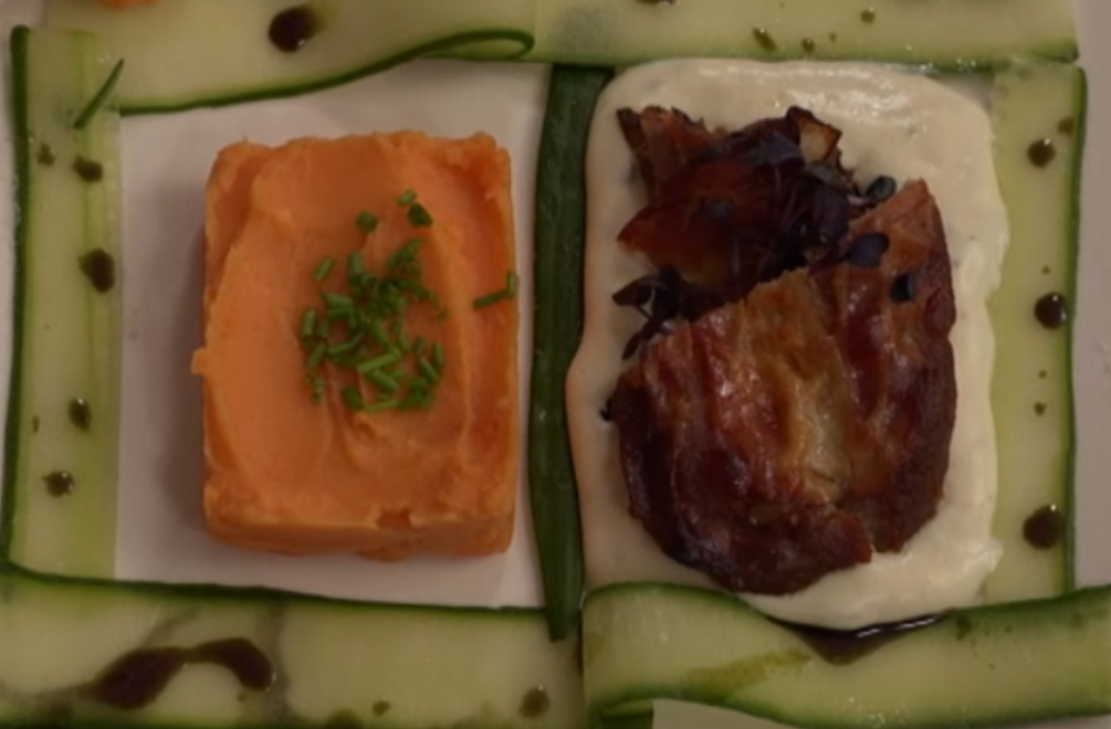 Hlavné jedlo: Trapézy z pece